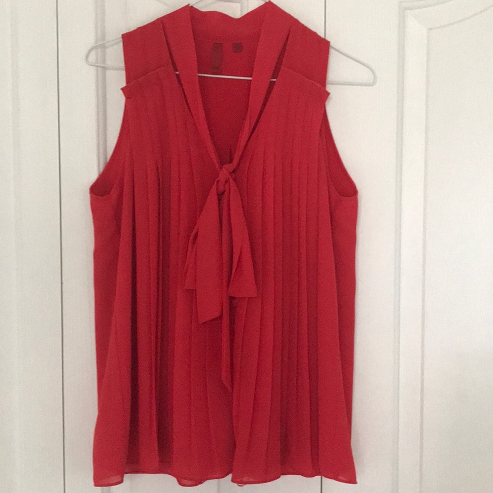 Red blouse